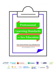 Professional Learning Standards for Sex Education Cover
